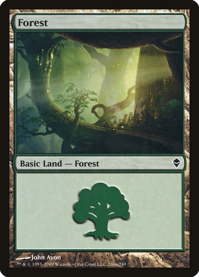 Forêt (#246a) [Zendikar] 