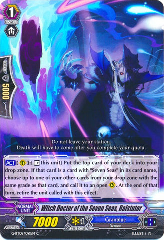 Witch Doctor of the Seven Seas, Raistutor (G-BT08/091EN) [Absolute Judgment]