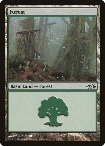 Forest (#28) [Duel Decks: Elves vs. Goblins]