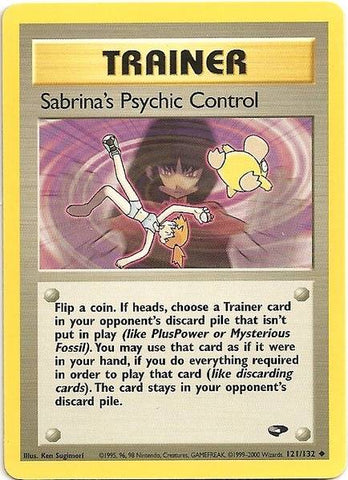 Sabrina's Psychic Control (121/132) [Gym Challenge Unlimited]