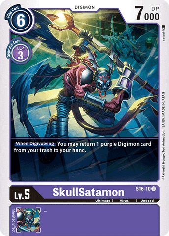 SkullSatamon [ST6-10] [Violeta venenosa] 
