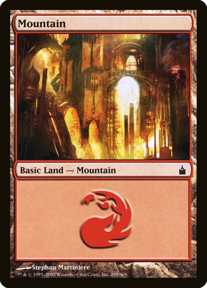 Montaña (#299) [Ravnica: Ciudad de Gremios] 