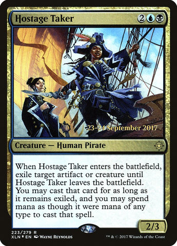 Hostage Taker  (Prerelease) [Ixalan Prerelease Promos]