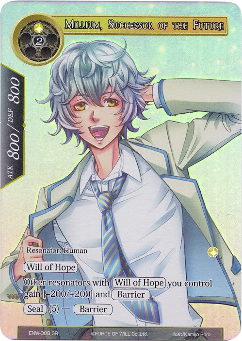 Millium, Successor of the Future (Alternate Full Art) (ENW-008) [Ancient Nights]