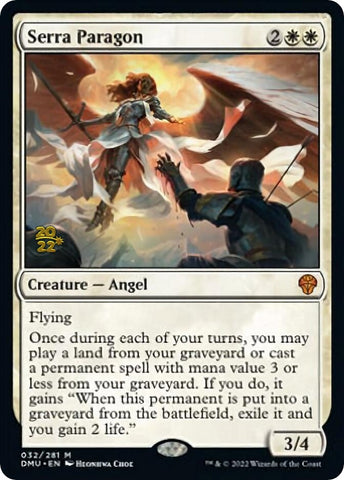 Serra Paragon [Dominaria United Prerelease Promos]