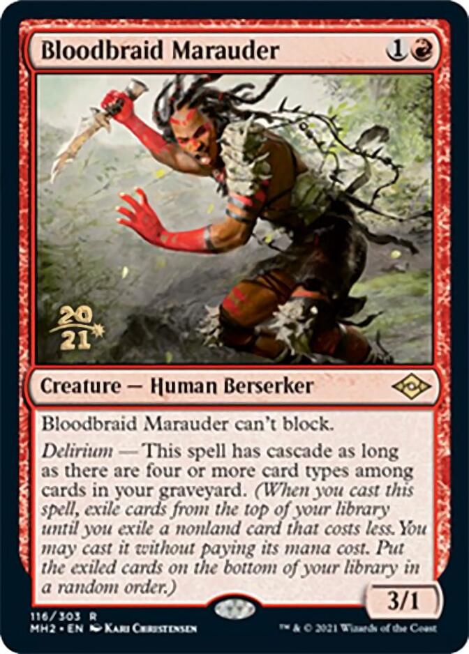 Bloodbraid Marauder [Promotions d'avant-première de Modern Horizons 2] 