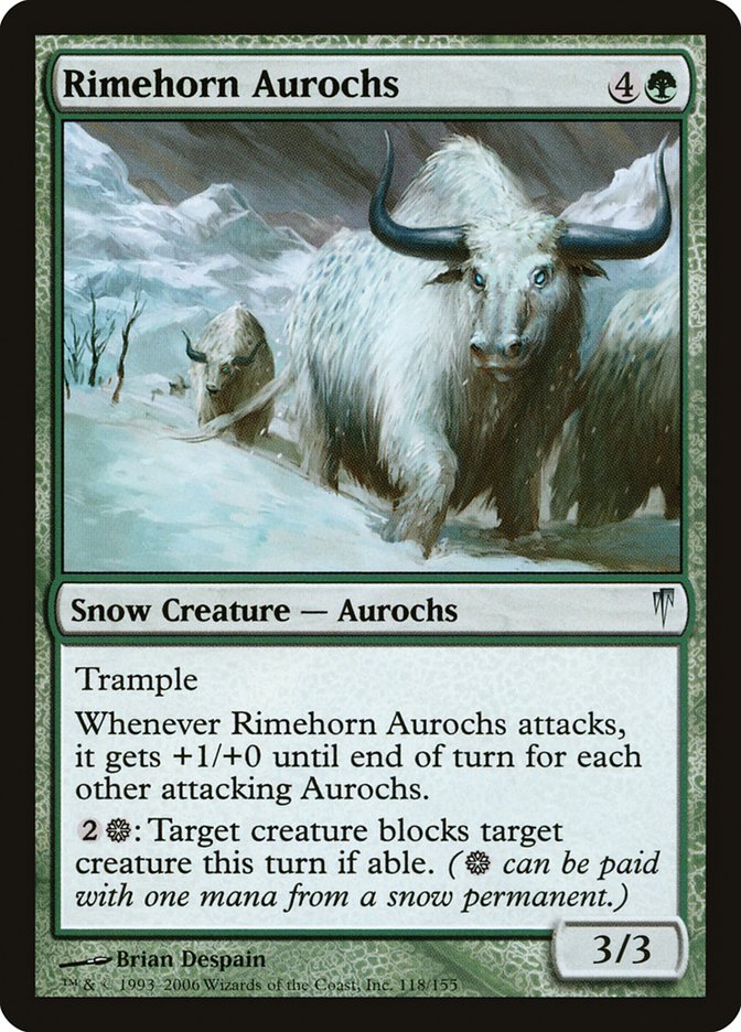 Rimehorn Aurochs [Ola de frío] 