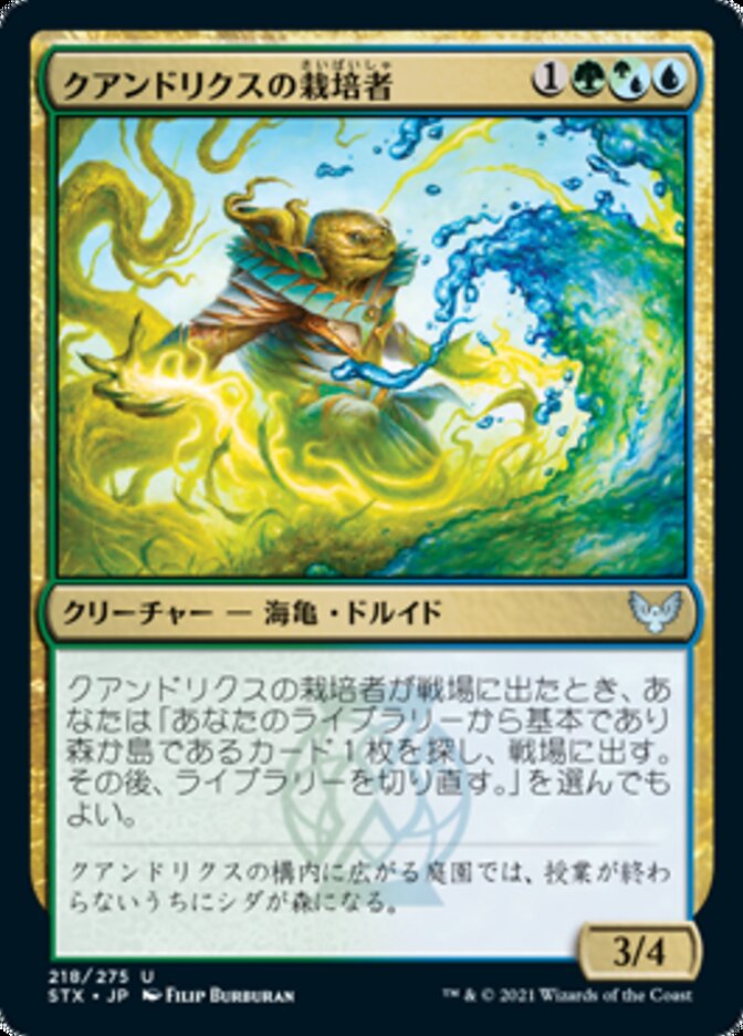 Quandrix Cultivator [Strixhaven: School of Mages (Japanese)]