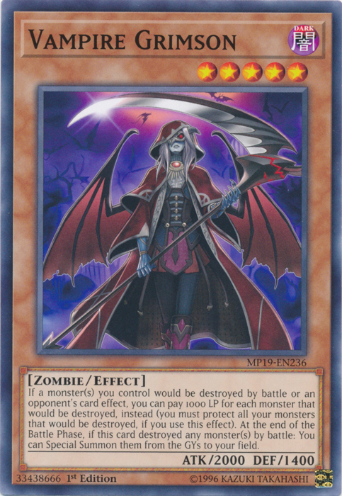 Vampire Grimson [MP19-EN236] Commun 