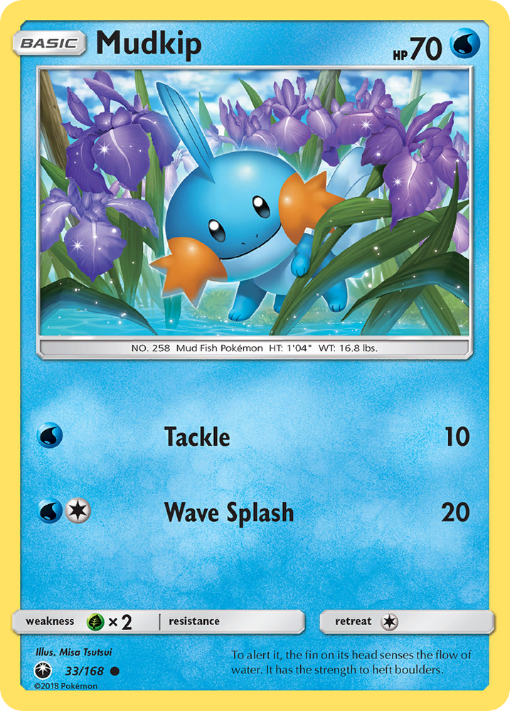 Mudkip (33/168) [Sol y Luna: Tormenta Celestial] 