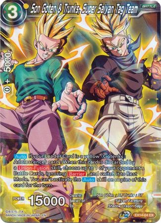 Son Goten & Trunks, Super Saiyan Tag Team [EX14-04]