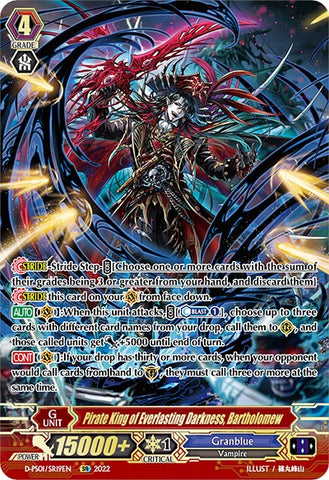 Pirate King of Everlasting Darkness, Bartholomew (D-PS01/SR19EN) [P Clan Collection 2022]