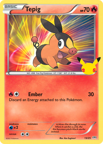 Tepig (25/13) [25 aniversario de McDonald's] 