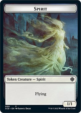 Cat Bird // Spirit Double-Sided Token [Starter Commander Decks]