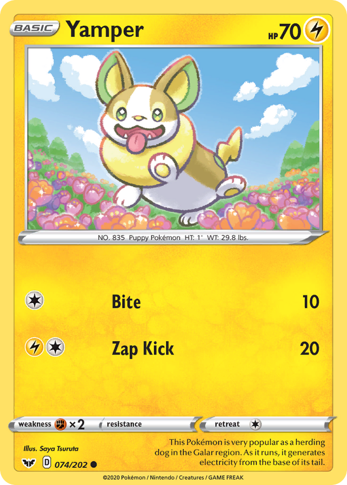 Yamper (74/202) [Espada y escudo: conjunto básico] 