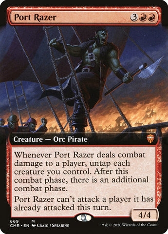 Port Razer (Extended Art) [Commander Legends]