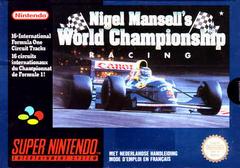 Nigel Mansell's World Championship Racing - PAL Super Nintendo