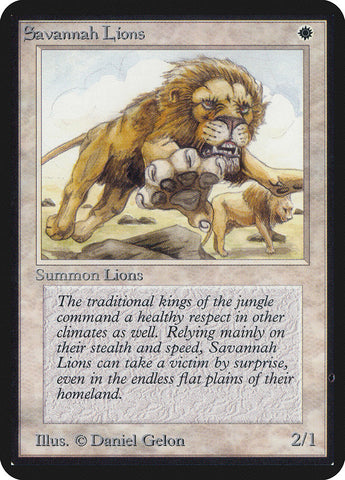 Lions de la savane [édition limitée Alpha] 