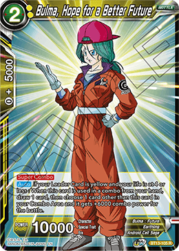 Bulma, Hope for a Better Future (Rare) [BT13-105]