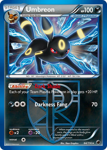 Umbreon (Mazo de batalla legendario de Moltres) (64/116) [Exclusivos de mazos temáticos] 