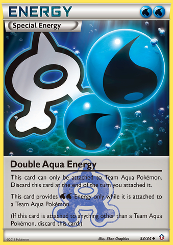 Doble Aqua Energy (33/34) [XY: Doble Crisis] 