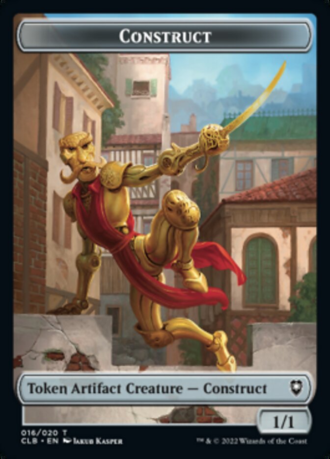 Trésor // Construire un jeton double face [Commander Legends: Battle for Baldur's Gate Tokens] 