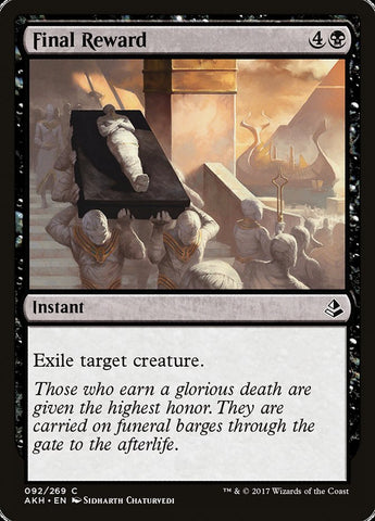 Recompensa final [Amonkhet] 