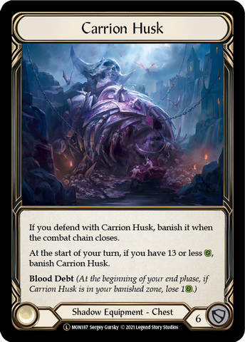 Carrion Husk [U-MON187-RF] Unlimited Rainbow Foil