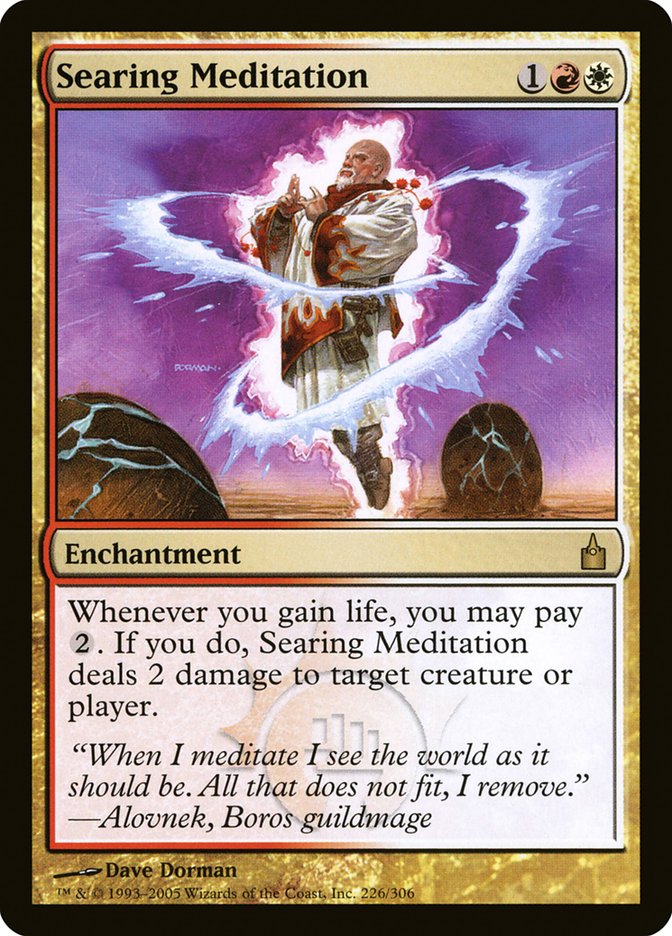 Meditación abrasadora [Ravnica: City of Guilds] 