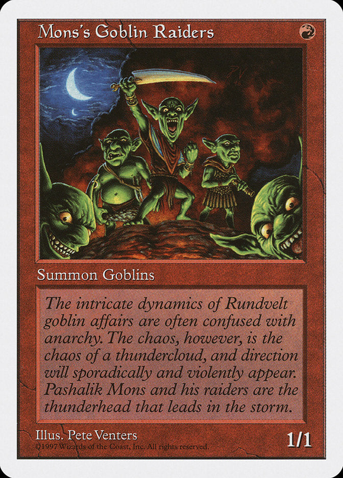 Mons's Goblin Raiders [Cinquième édition] 