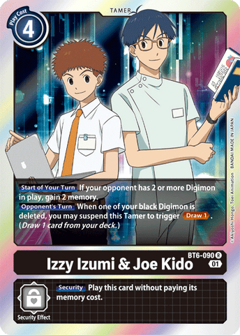 Izzy Izumi y Joe Kido [BT6-090] [Doble diamante] 