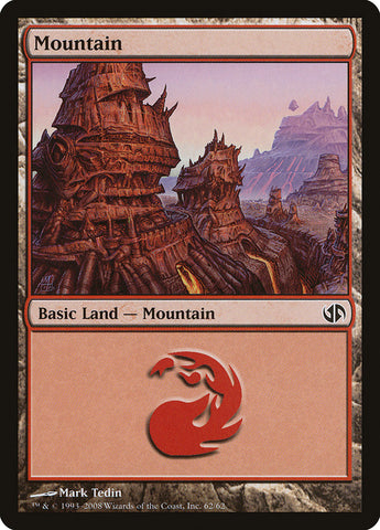 Mountain (#62) [Duel Decks: Jace vs. Chandra]