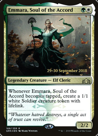 Emmara, Soul of the Accord  (Prerelease) [Guilds of Ravnica Prerelease Promos]