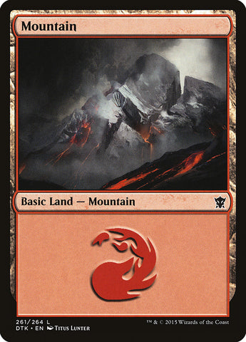 Mountain (#261) [Dragons of Tarkir]