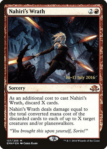 Nahiri's Wrath  (Prerelease) [Eldritch Moon Promos]