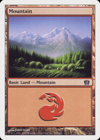 Mountain (#343) [Eighth Edition]