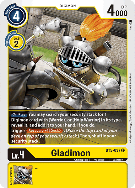 Gladimon [BT5-037] [Battle of Omni]