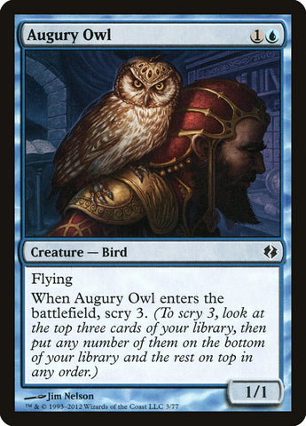 Augury Owl [Duel Decks: Venser contre Koth] 