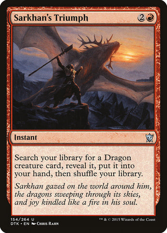 Triomphe de Sarkhan [Dragons de Tarkir] 