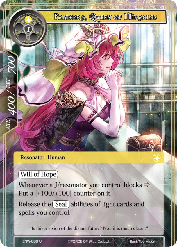 Pandora, Queen of Miracles (ENW-009) [Echoes of the New World]