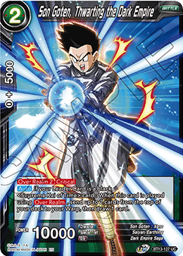 Son Goten, Thwarting the Dark Empire (Uncommon) [BT13-127]