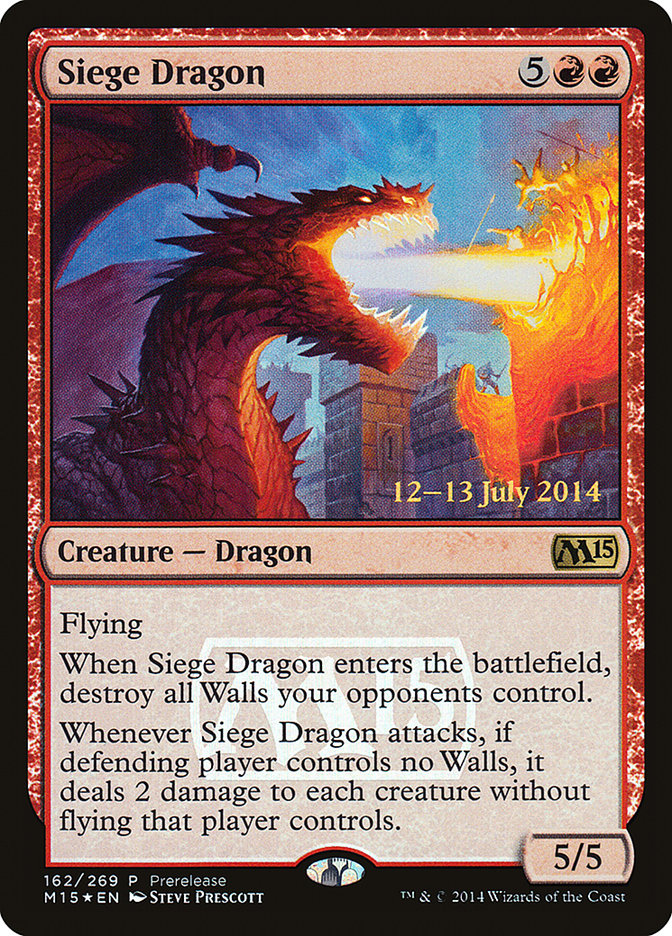 Siege Dragon [Promociones de Magic 2015] 