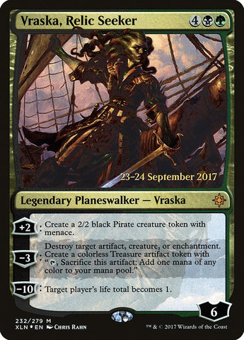 Vraska, buscadora de reliquias [promociones de presentación de Ixalan] 