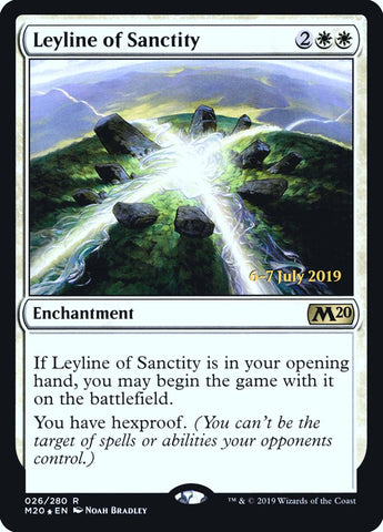 Leyline of Sanctity  [Core Set 2020 Prerelease Promos]