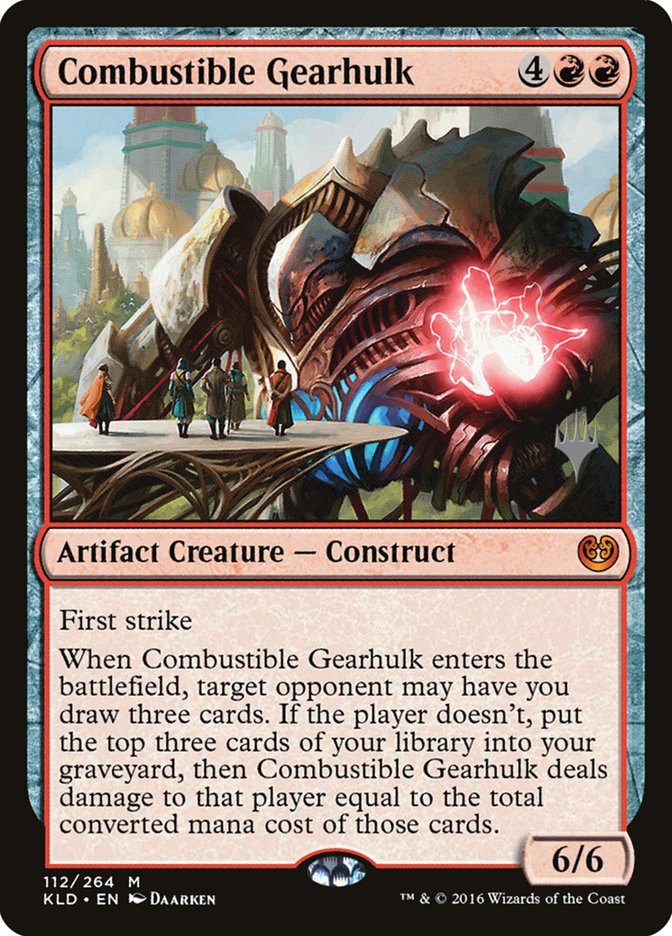 Gearhulk combustible (paquete promocional) [Promociones de Kaladesh] 