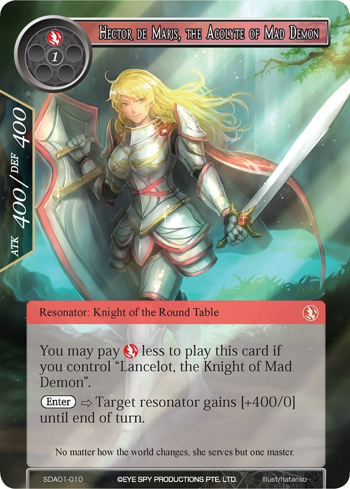 Hector de Maris, the Acolyte of Mad Demon (SDAO1-010) [Alice Origin Starter Deck]