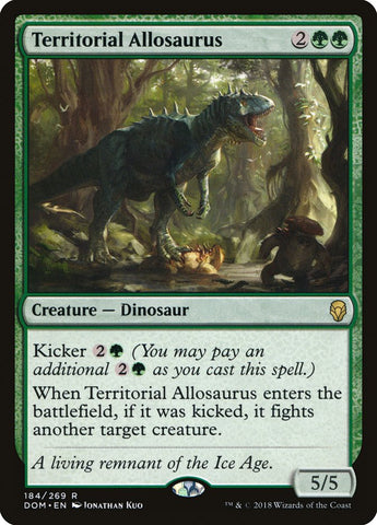 Alosaurio territorial [Dominaria] 