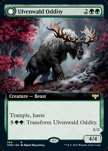 Ulvenwald Oddity // Ulvenwald Behemoth (Extendido) [Innistrad: Crimson Vow] 