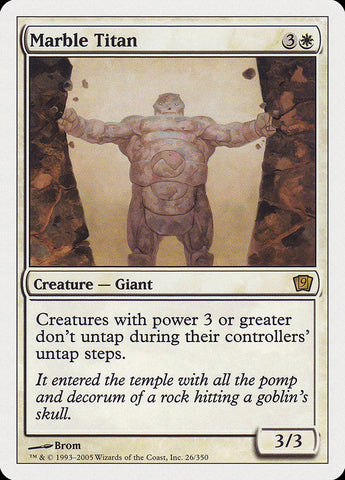 Marble Titan [Neuvième édition] 