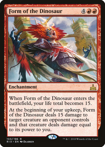 Forma del dinosaurio [Rivales de Ixalan] 